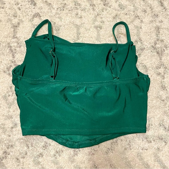 Blā-she Green Corset Top - Picture 2 of 3